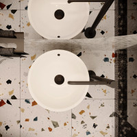 Умивальник (раковина) VBI MATERA WHITE підлоговий