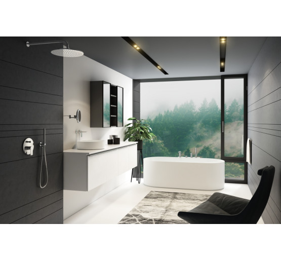 Душевая система KOHLMAN PROXIMA 20 CHROME + BOX скрытого монтажа