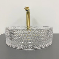 Умивальник (раковина) VBI SEPINO TRANSPARENT накладний