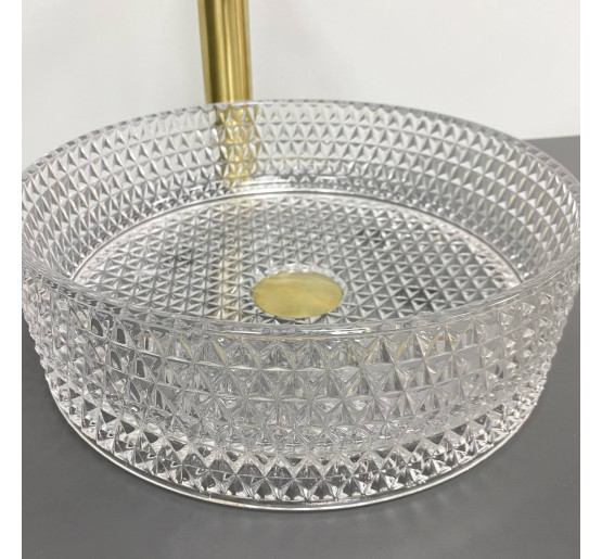 Умывальник (раковина) VBI SEPINO TRANSPARENT накладной