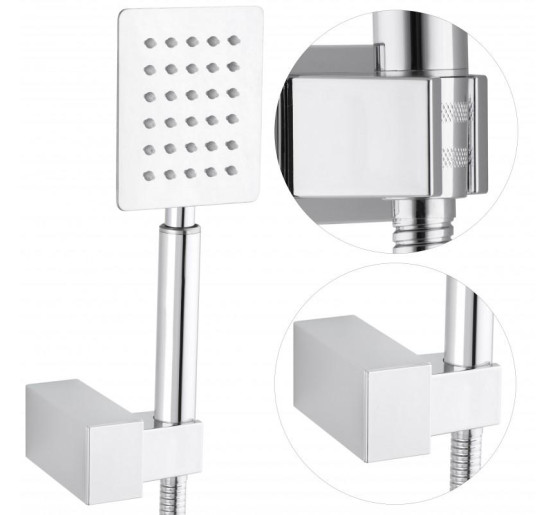 Душевая система YOKA DUAL CHROME + BOX скрытого монтажа *