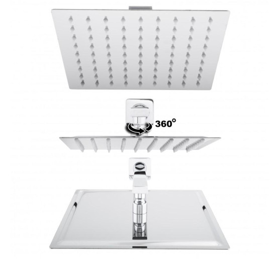 Душевая система YOKA DUAL CHROME + BOX скрытого монтажа *