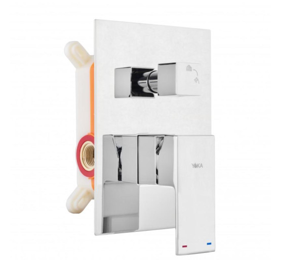 Душевая система YOKA DUAL CHROME + BOX скрытого монтажа *