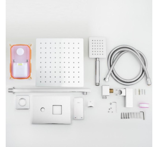 Душевая система YOKA DUAL CHROME + BOX скрытого монтажа *