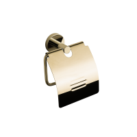 Тримач для туалетного паперу з кришкою VBI URANUS GOLD