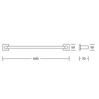 Вішалка для рушників VBI SATURN BLACK