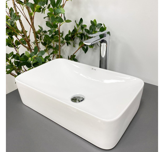 Умывальник (раковина) VBI ALIANO WHITE накладной