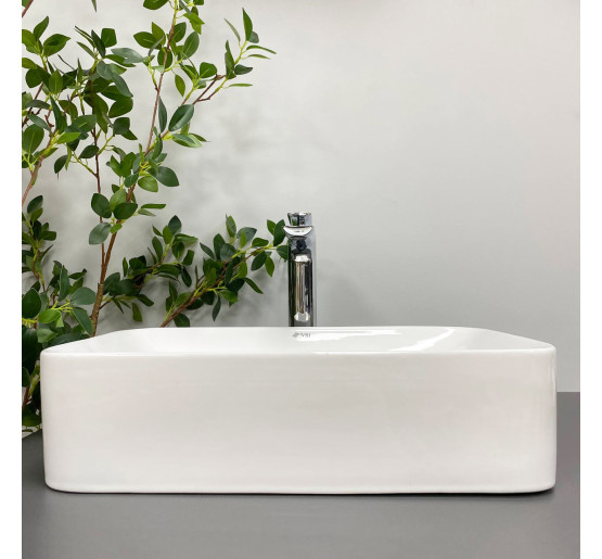 Умывальник (раковина) VBI ALIANO WHITE накладной