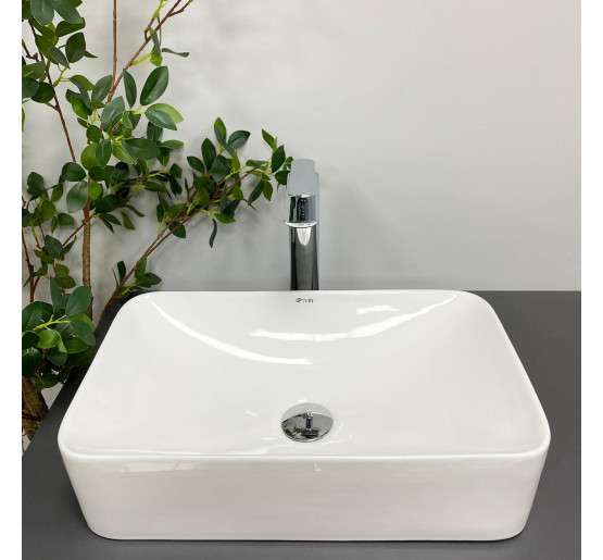 Умывальник (раковина) VBI ALIANO WHITE накладной