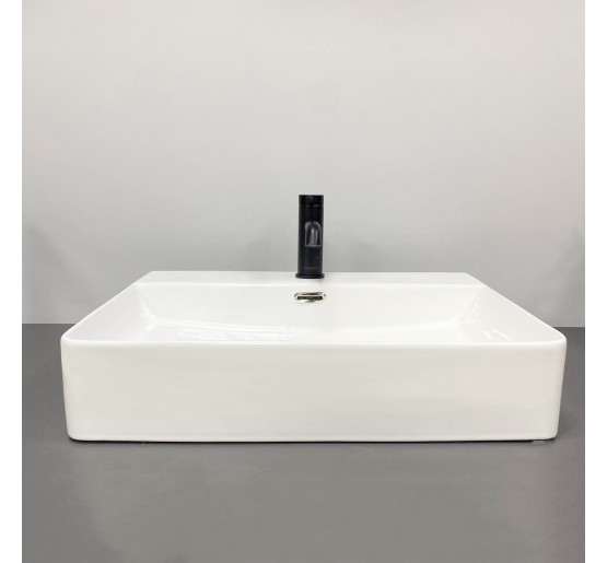 Умивальник (раковина) VBI BITONTO M WHITE накладний підвісний