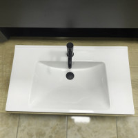 Умивальник (раковина) VBI BUSSO 80 WHITE врізний