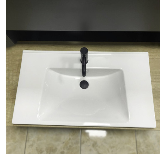 Умывальник (раковина) VBI BUSSO 80 WHITE врезной