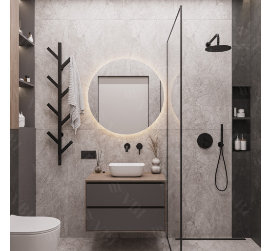 Умывальник (раковина) VBI RAVENNA S WHITE накладной