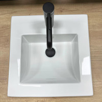 Умивальник (раковина) VBI FERRARA 40 WHITE врізний