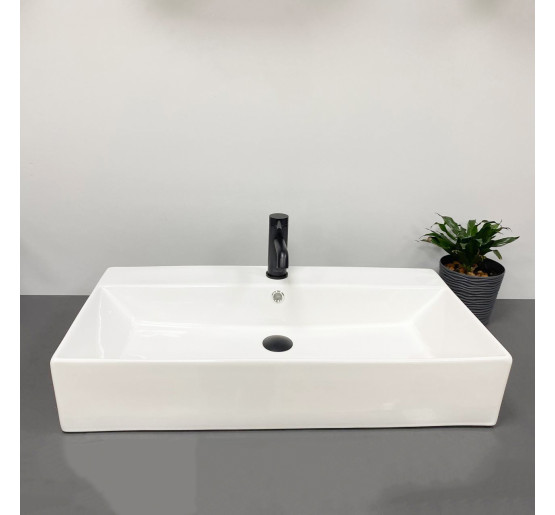 Умывальник (раковина) VBI PADUA 80 WHITE накладной подвесной