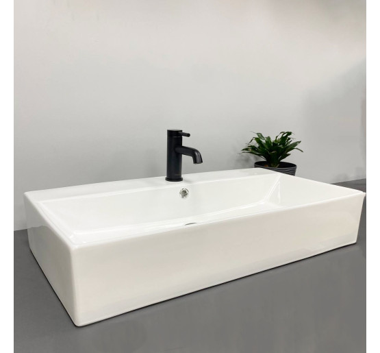 Умывальник (раковина) VBI PADUA 80 WHITE накладной подвесной