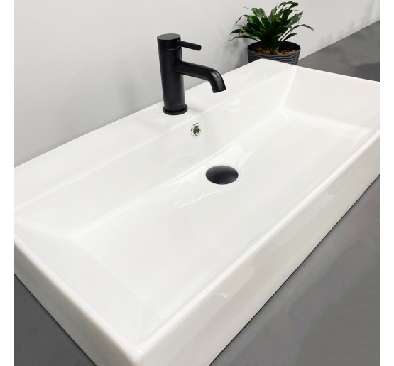 Умывальник (раковина) VBI PADUA 80 WHITE накладной подвесной