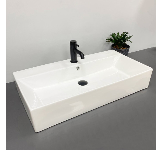 Умывальник (раковина) VBI PADUA 80 WHITE накладной подвесной