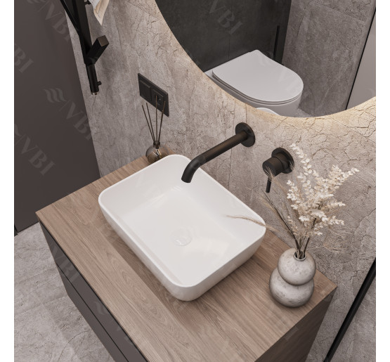 Умывальник (раковина) VBI PALERMO S WHITE накладной