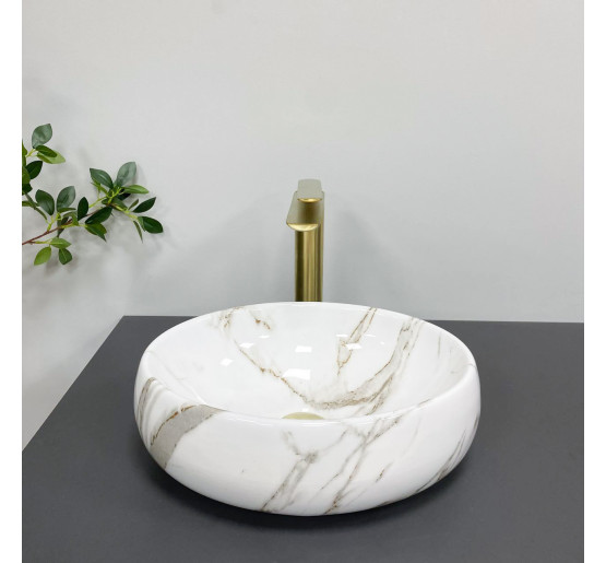 Умивальник (раковина) VBI VENETO S AIAX GLOSSY накладний