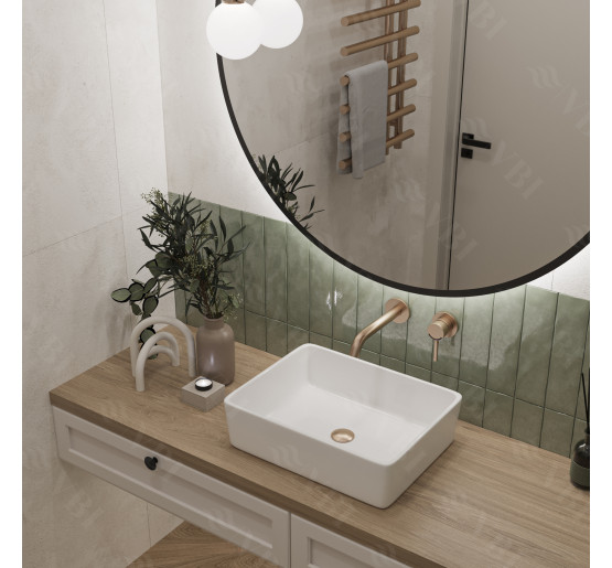 Умывальник (раковина) VBI ASTI M WHITE накладной