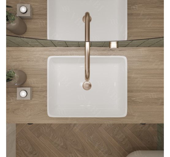 Умывальник (раковина) VBI ASTI M WHITE накладной