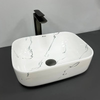 Умивальник (раковина) VBI PALERMO S MARMO GLOSSY накладний