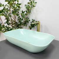 Умывальник (раковина) VBI AVEZZANO GREEN MATT накладной