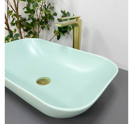 Умывальник (раковина) VBI AVEZZANO GREEN MATT накладной