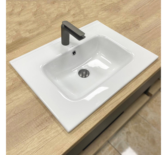 Умивальник (раковина) VBI MORTARA 60 WHITE врізний