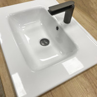 Умивальник (раковина) VBI MORTARA 60 WHITE врізний