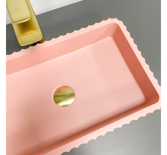 Умивальник (раковина) VBI FLORENTIA PINK MATT накладний