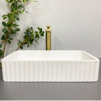 Умивальник (раковина) VBI FLORENTIA WHITE MATT накладний