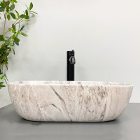 Умивальник (раковина) VBI RAVENNA STONE MATT накладний