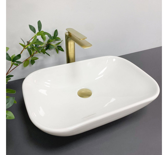 Умывальник (раковина) VBI PAVIA WHITE накладной