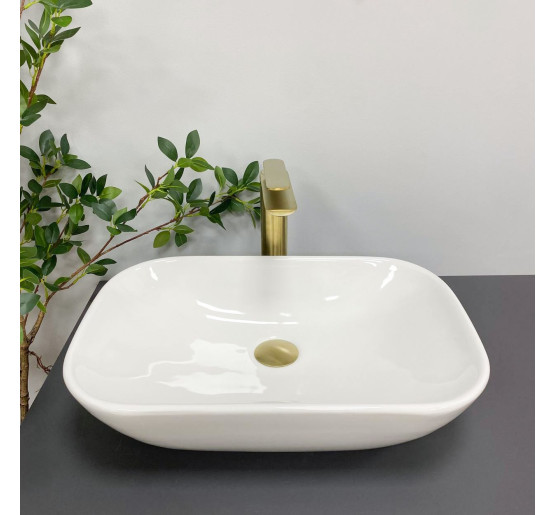 Умывальник (раковина) VBI PAVIA WHITE накладной