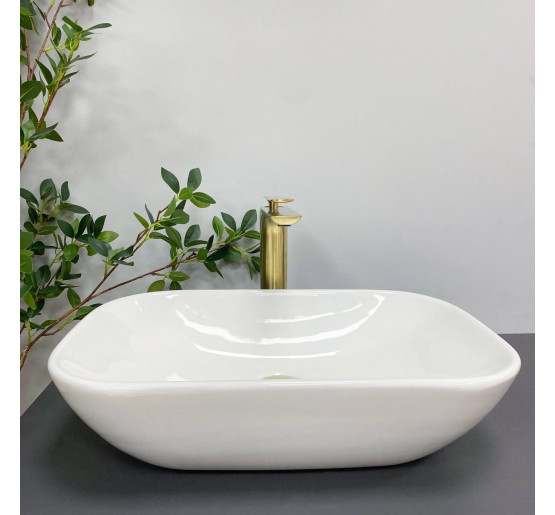 Умывальник (раковина) VBI PAVIA WHITE накладной