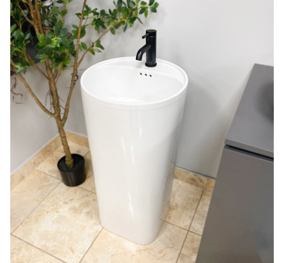 Умивальник (раковина) VBI MARSALA WHITE підлоговий