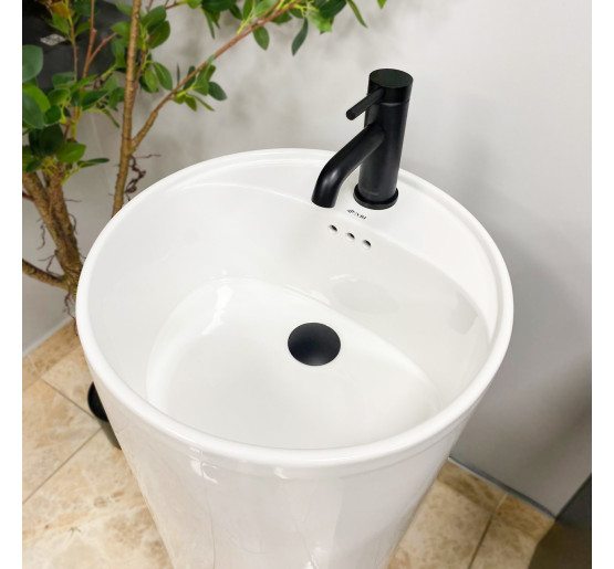 Умивальник (раковина) VBI MARSALA WHITE підлоговий