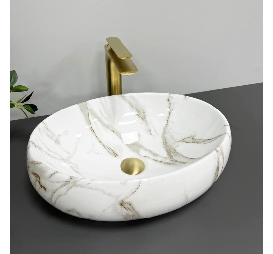 Умывальник (раковина) VBI VENETO LAVA GLOSSY накладной