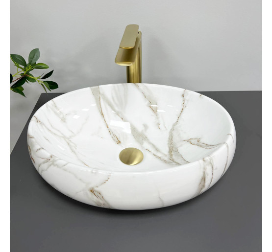 Умывальник (раковина) VBI VENETO LAVA GLOSSY накладной