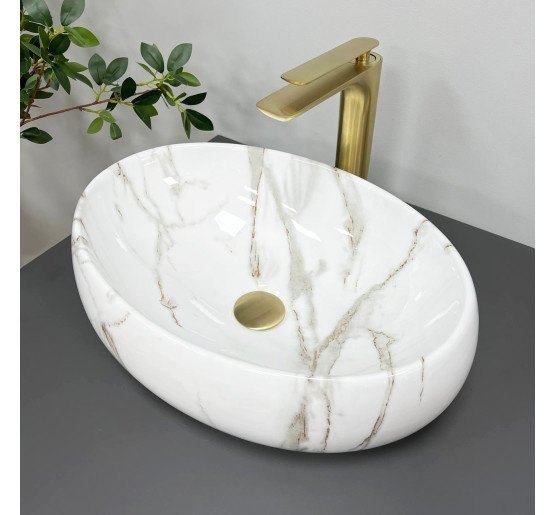 Умывальник (раковина) VBI VENETO LAVA GLOSSY накладной