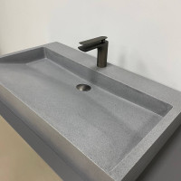 Умивальник (раковина) VBI VIESTE 90 GREY MATT накладний