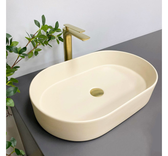 Умывальник (раковина) VBI VERONA 60 BEIGE MATT накладной