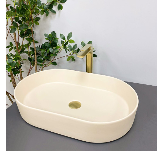 Умывальник (раковина) VBI VERONA 60 BEIGE MATT накладной