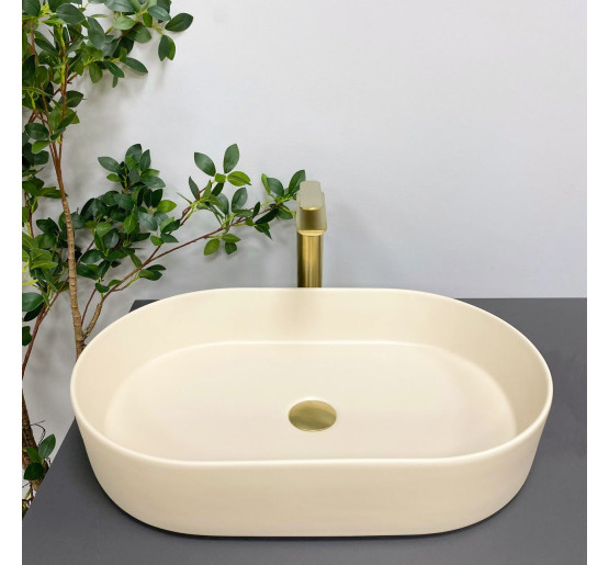 Умывальник (раковина) VBI VERONA 60 BEIGE MATT накладной