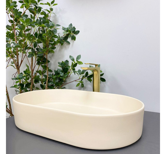 Умывальник (раковина) VBI VERONA 60 BEIGE MATT накладной