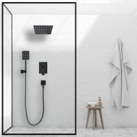 Душова система YOKA DUAL BLACK + BOX прихованого монтажу *