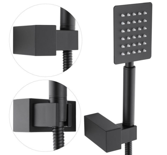 Душова система YOKA DUAL BLACK + BOX прихованого монтажу *