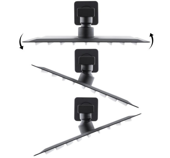 Душова система YOKA DUAL BLACK + BOX прихованого монтажу *